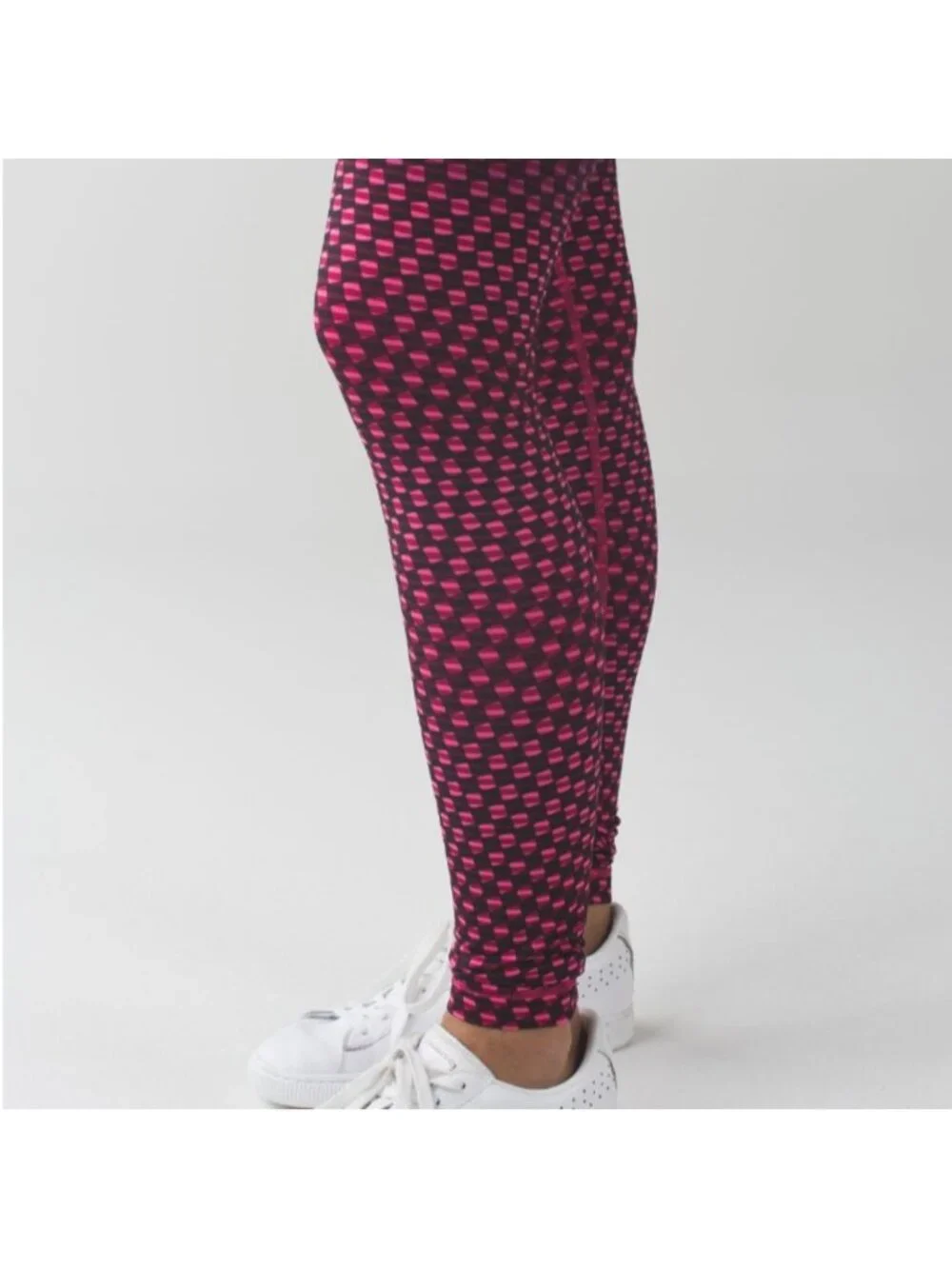 Lululemon Wunder Under Pant III SE Deep Dive Dip Berry Rumble Black
